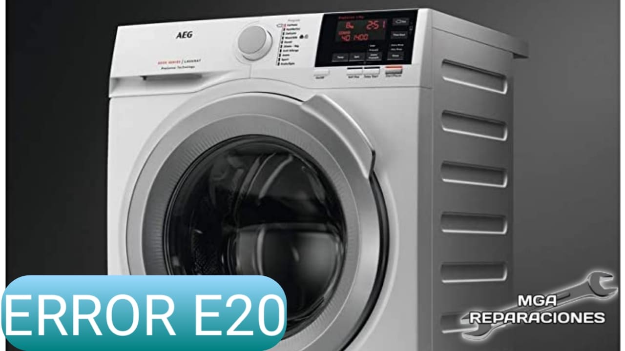 Error E20 Lavadora AEG Electrolux Zanussi